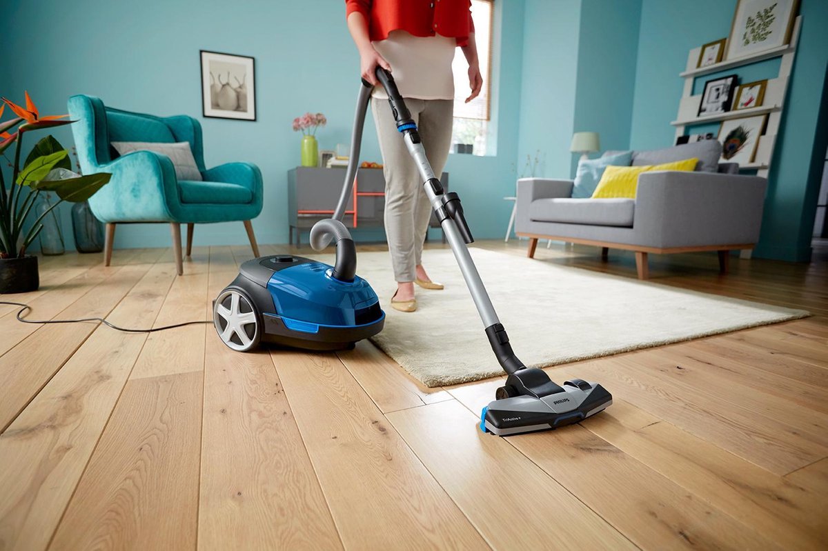 Philips Aspirador con bolsa Performer Active - Blauw