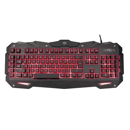 Trust Teclado gamer GXT 840 Myra LED