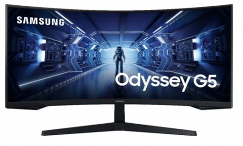 Samsung Monitor gaming curvo Odyssey G5 34'' WQHD 165Hz - Negro