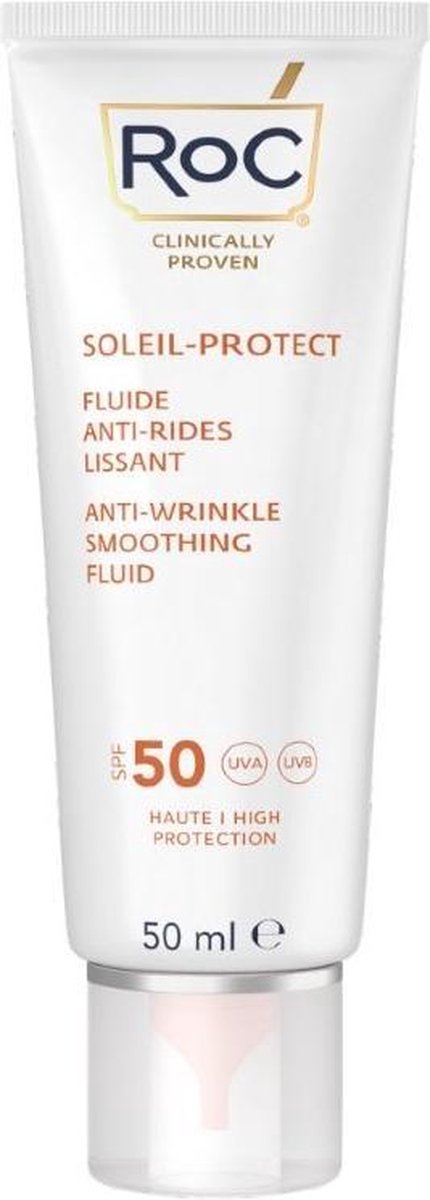 Roc Soleil-Protect Anti-Wrinkle Smoothing Fluid SPF 50 Zonnecrème 50ml