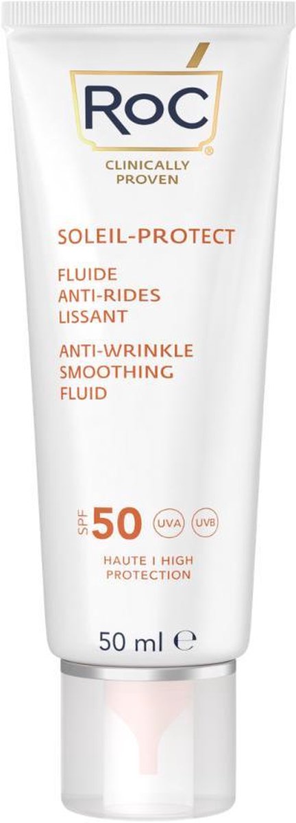 Roc Soleil-Protect Anti-Wrinkle Smoothing Fluid SPF 50 Zonnecrème 50ml