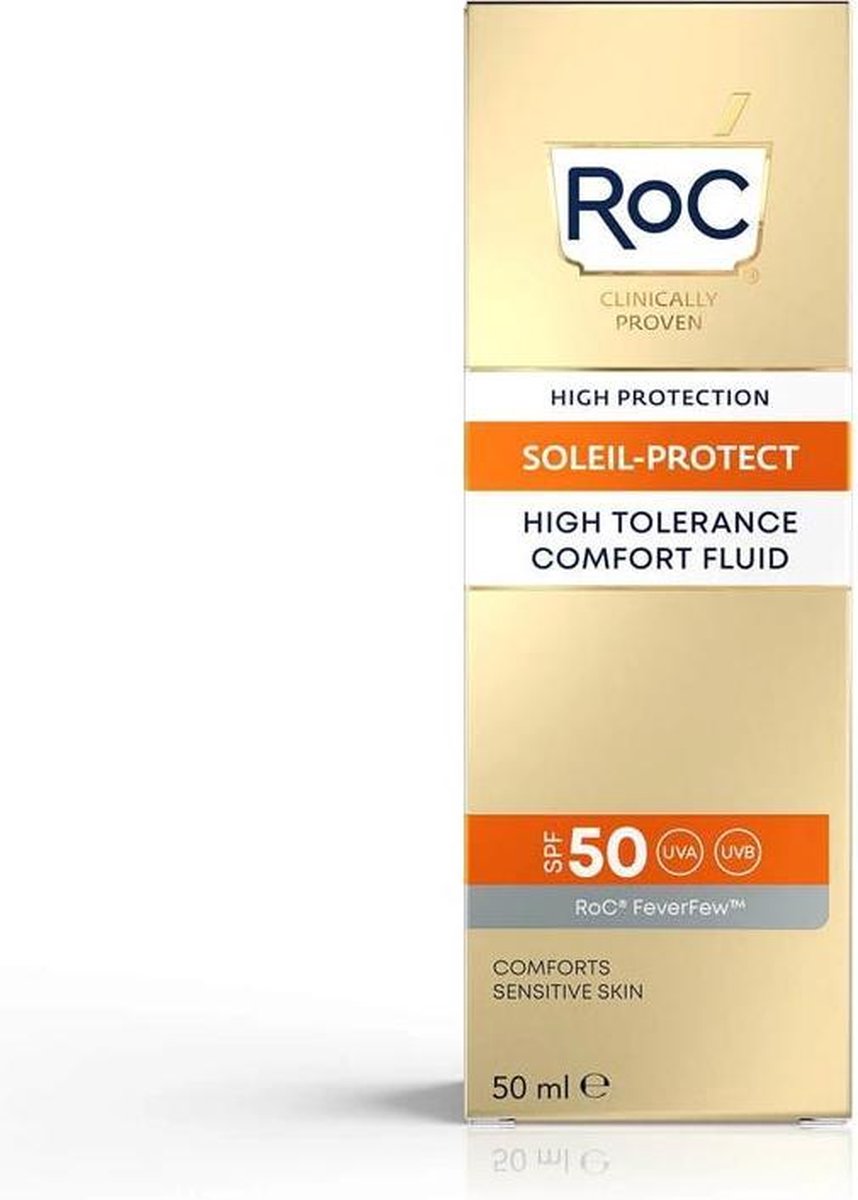 Roc Soleil-Protect High Tolerance Comfort Fluid SPF 50 Zonnecrème 50ml