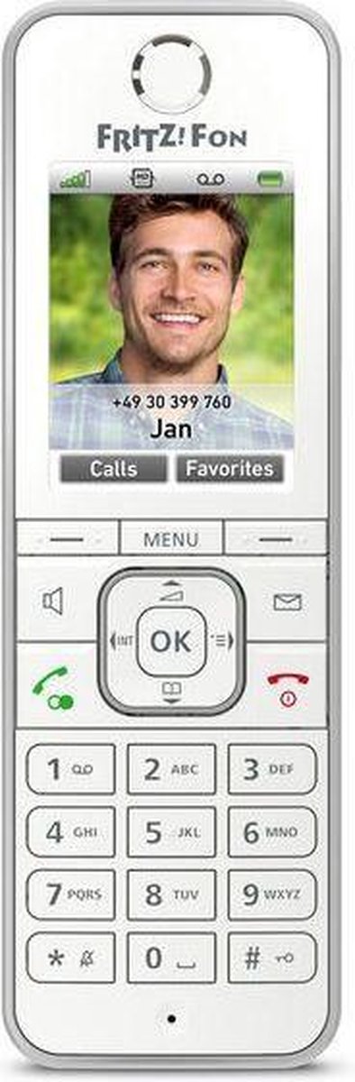 FRITZ! AVM !Fon C6 International inalámbrico - Teléfono DECT