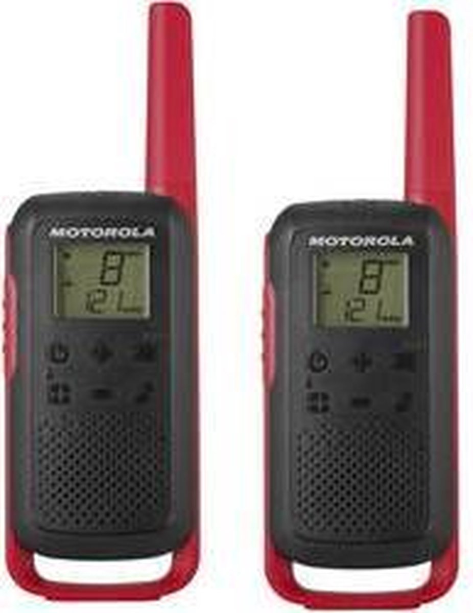Motorola T62 8Km 16 Canales Dúo - Walkie Talkie - Rood