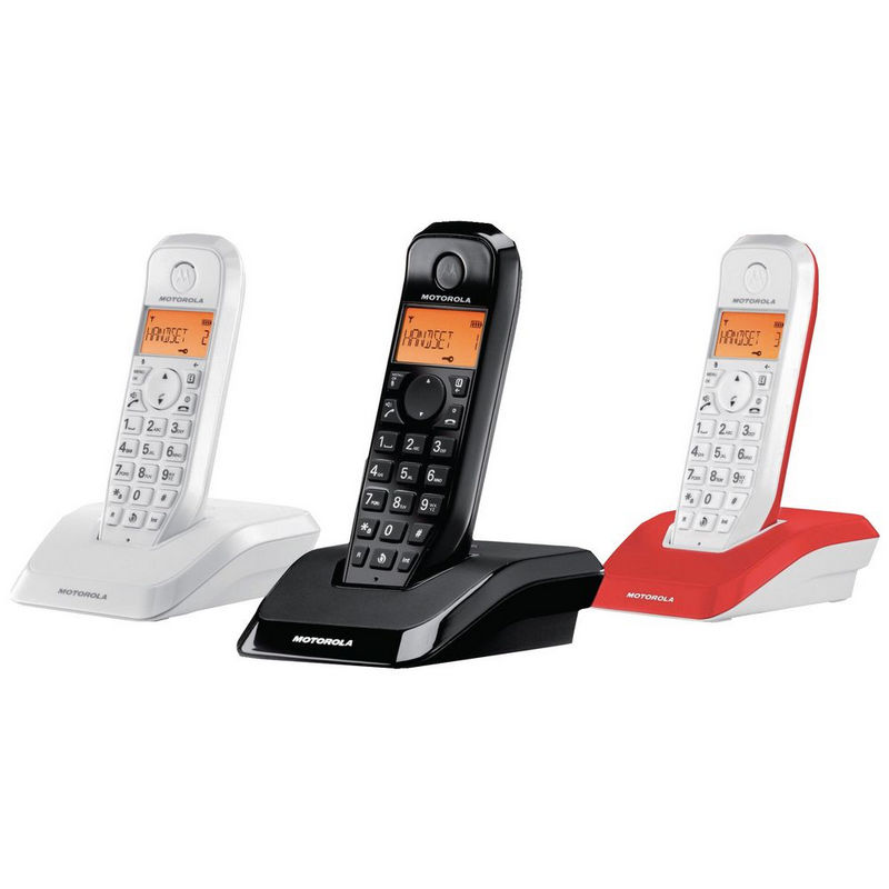 Motorola S1203 DECT Trio - Teléfono Fijo