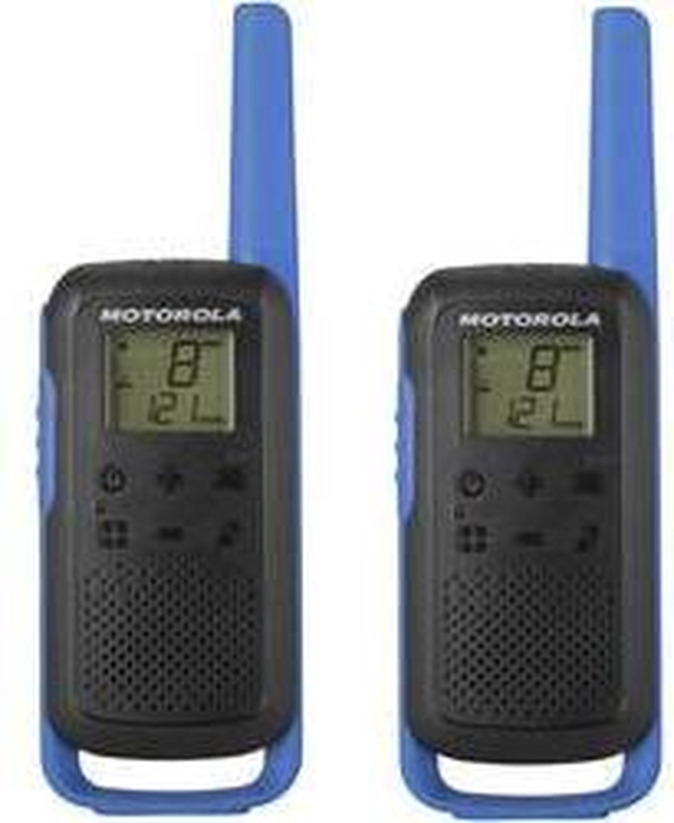Motorola T62 8Km 16 Canales Dúo - Walkie Talkie - Blauw
