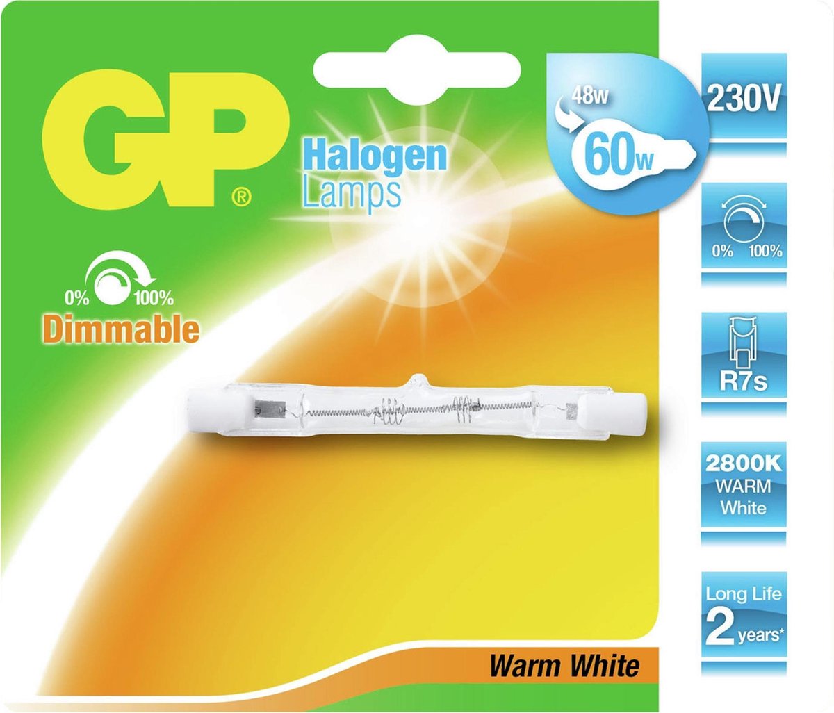 GP Lámpara / Bombilla halógena Lighting 060406-HLME1 - Wit
