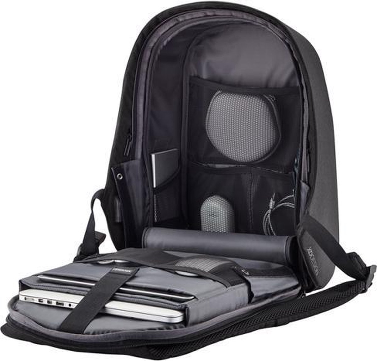 XD Design Bobby Hero Regular Anti-theft 15" Black 18L - Zwart