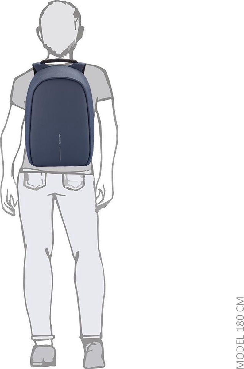 XD Design Bobby Hero XL Anti-theft 17" Blue 21L