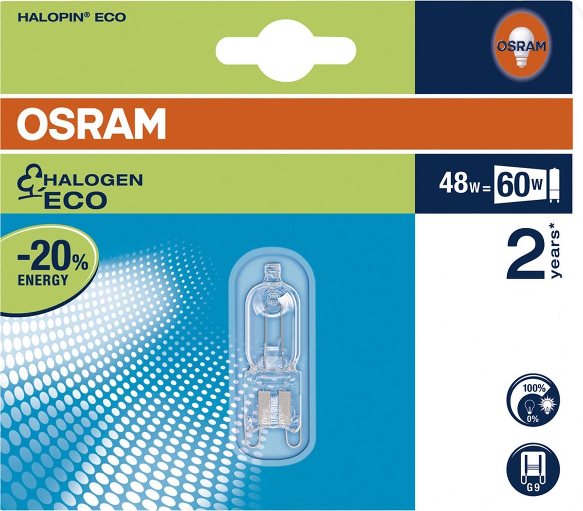 Osram Lámpara / Bombilla halógena Halopin Eco - Wit