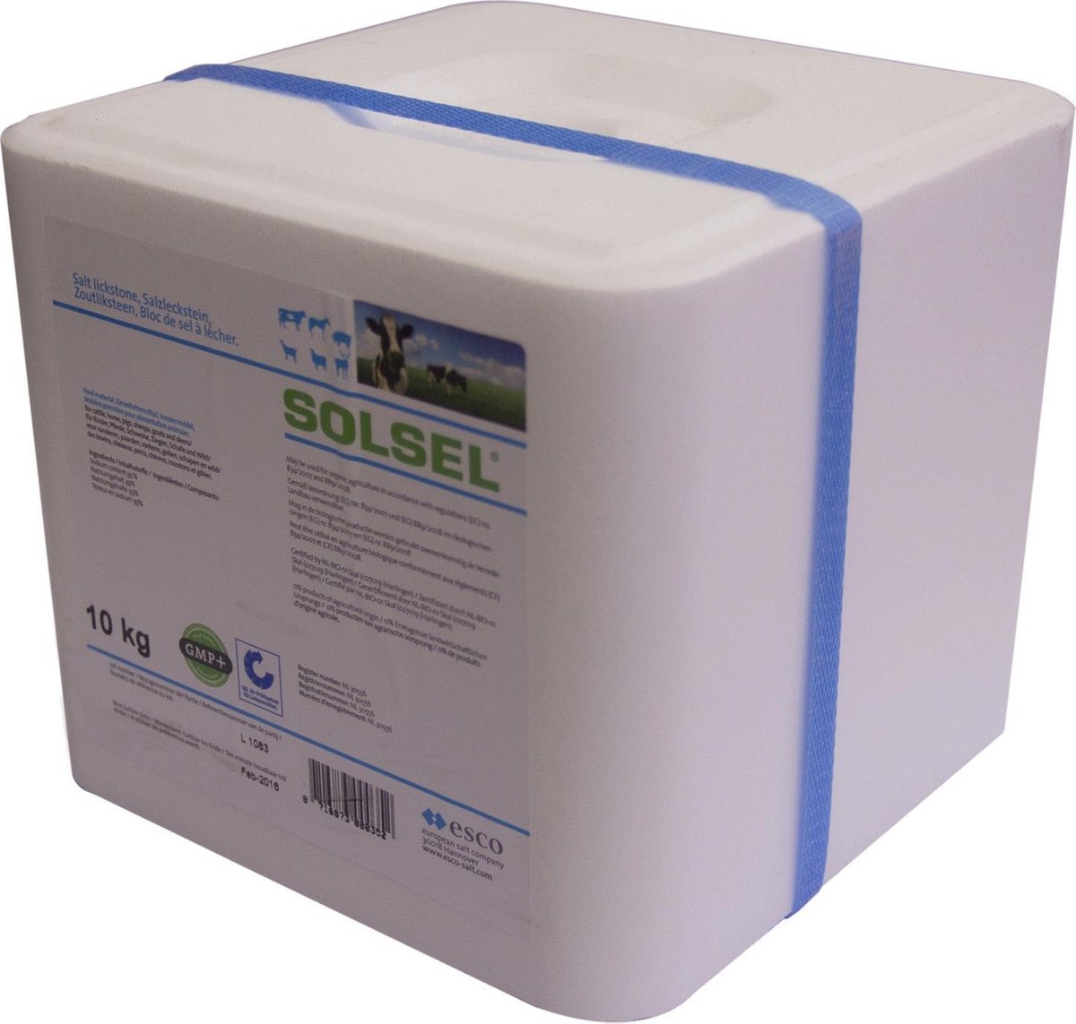 Solsel Zoutliksteen - Supplement - 10 kg - Wit