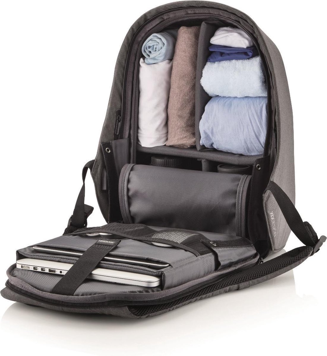 XD Design Bobby Hero Regular Anti-theft 15" Grey 18L - Grijs