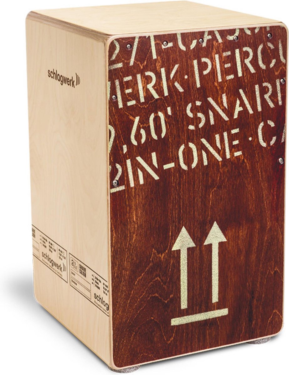 Schlagwerk CP404RED 2inOne Snare Cajon Red Edition Large