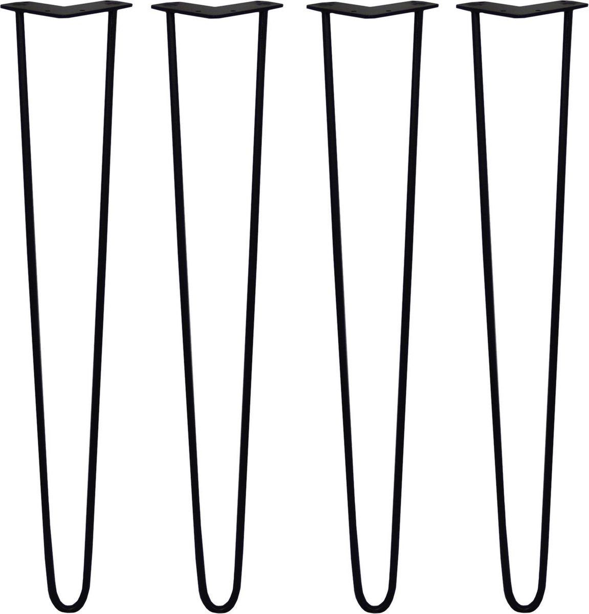 Skiski Legs 4 Patas de Horquilla 71cm en 2 Dientes 10mm - Negro