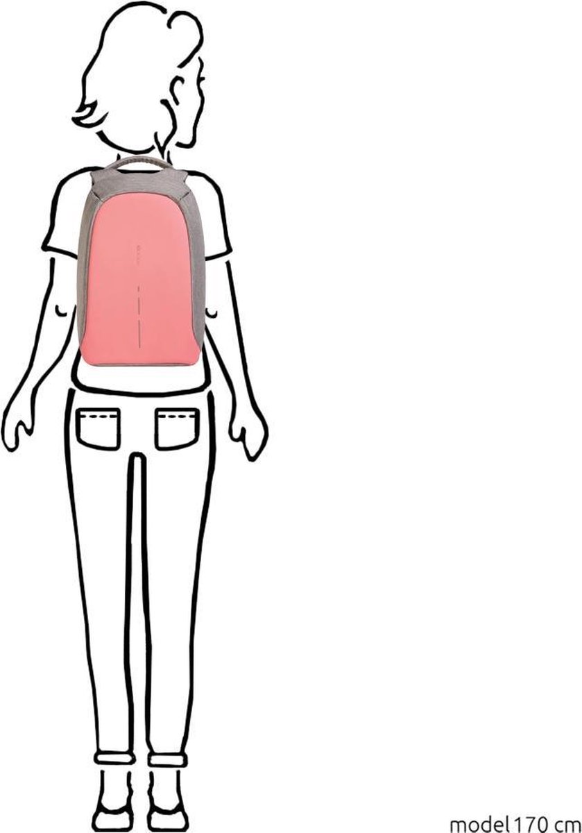 XD Design Mochila antirrobo Bobby compact - Grijs