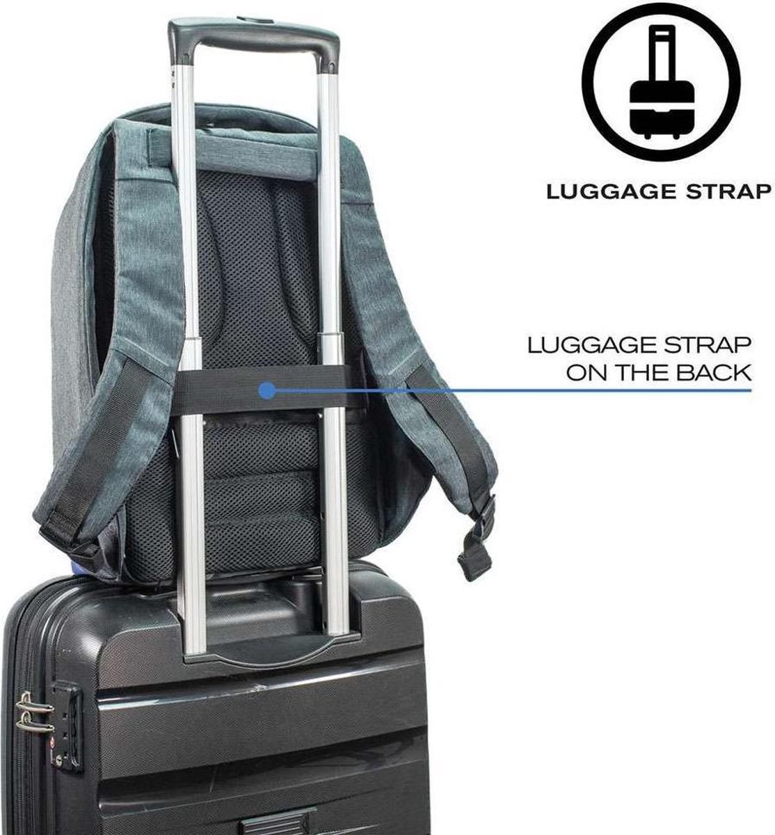 XD Design Mochila antirrobo Bobby compact - Grijs