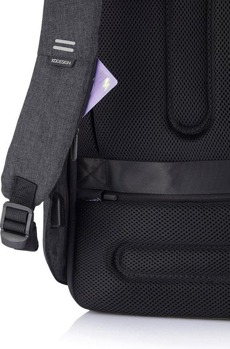 XD Design Bobby Hero XL Anti-theft 17" Black 21L - Zwart