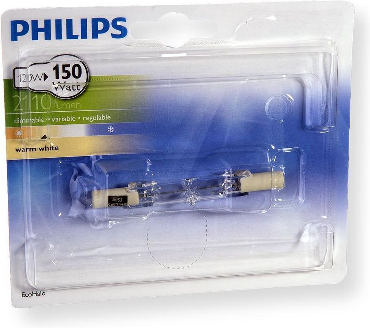 Philips Lámpara / Bombilla halógena EcoHalo Linear lamps Lámpara linear halógena 872790092096300 - Blanco