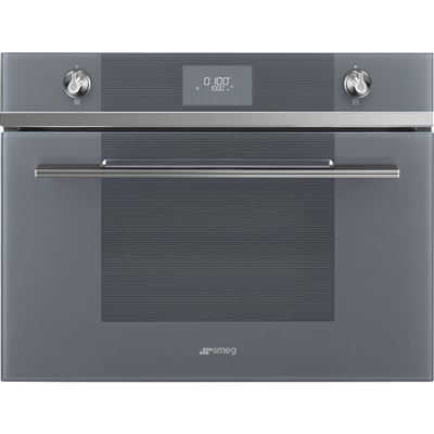 SMEG Horno-Microondas SF4101MCS1 VaporClean 1000W - Plata