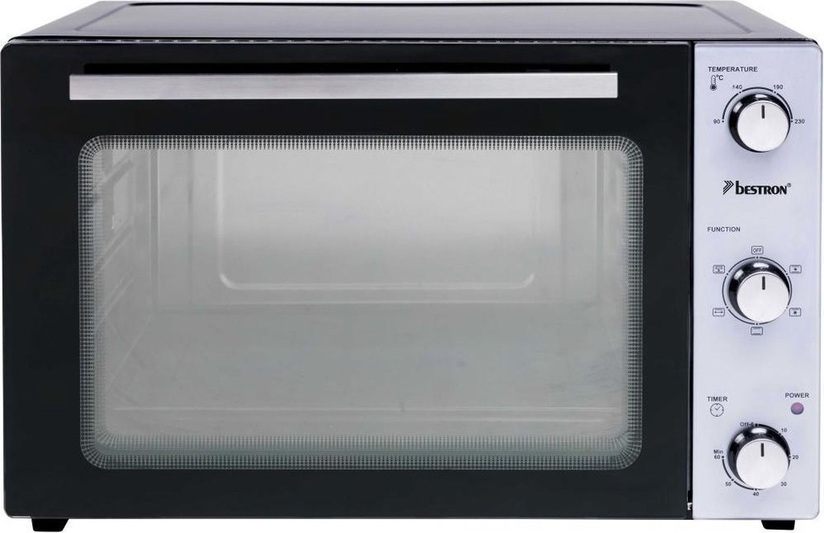 Bestron Horno con grill , 1800 W 45 L AOV45 - Zwart