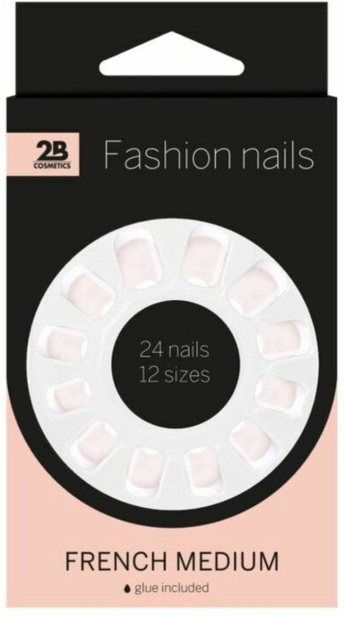 Nails French Medium