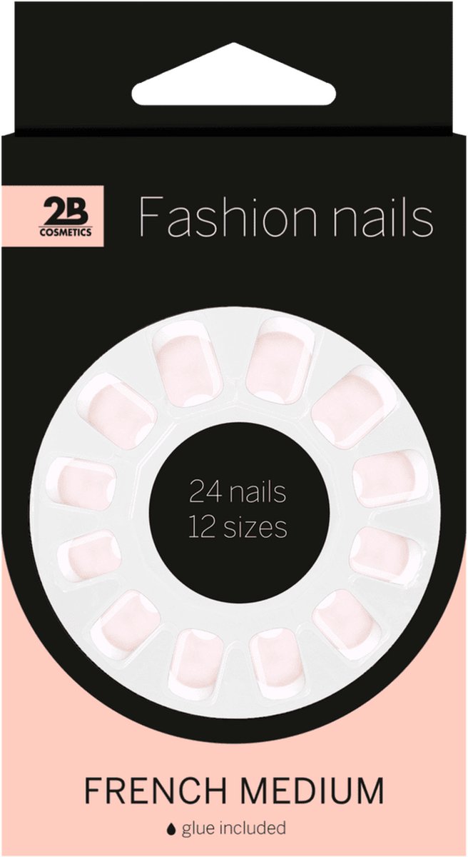 Nails French Medium