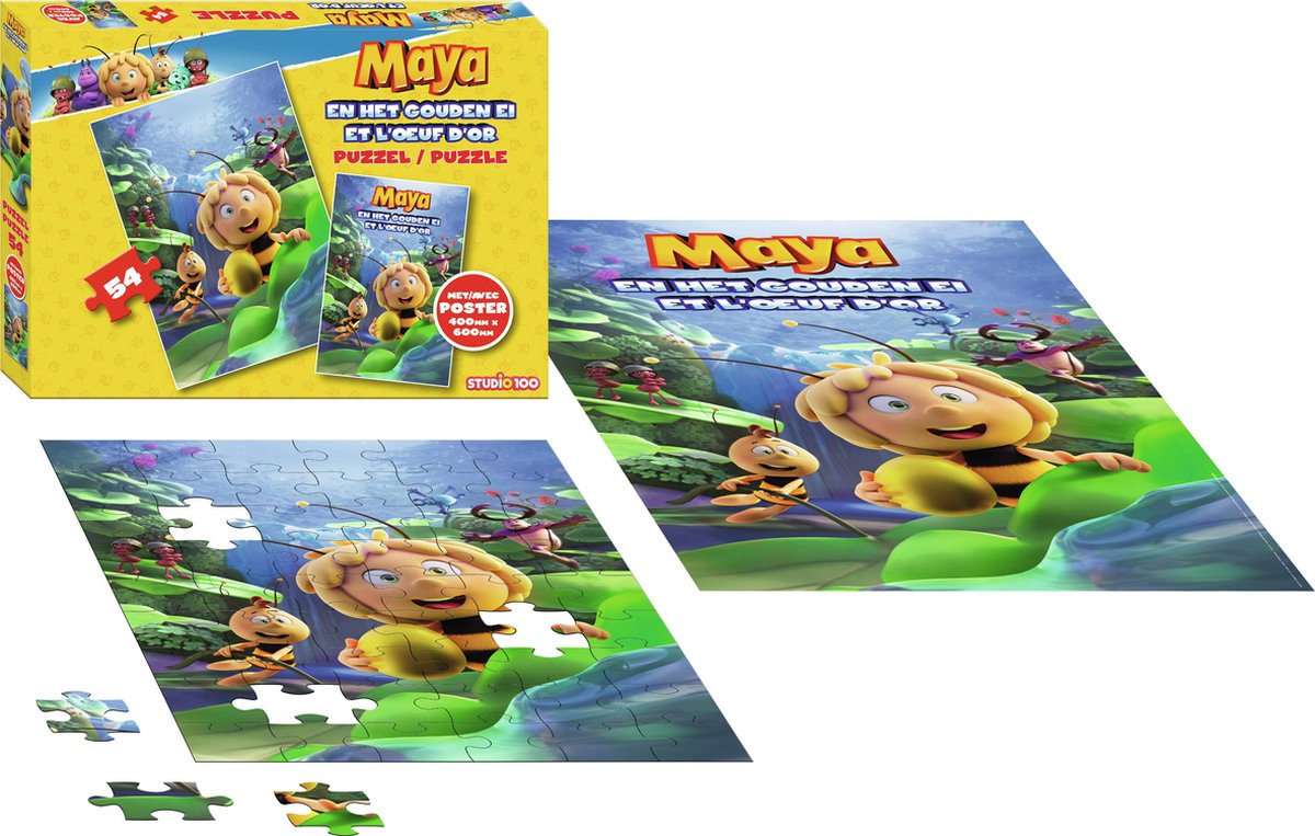 Studio 100 legpuzzel Maya de Bij junior 40 x 60 cm 54 stukjes