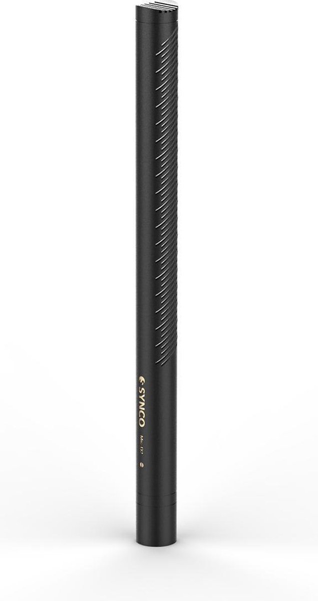 Synco uitzendmicrofoon Mic D2 250 mm staal/koper 165 gr - Zwart