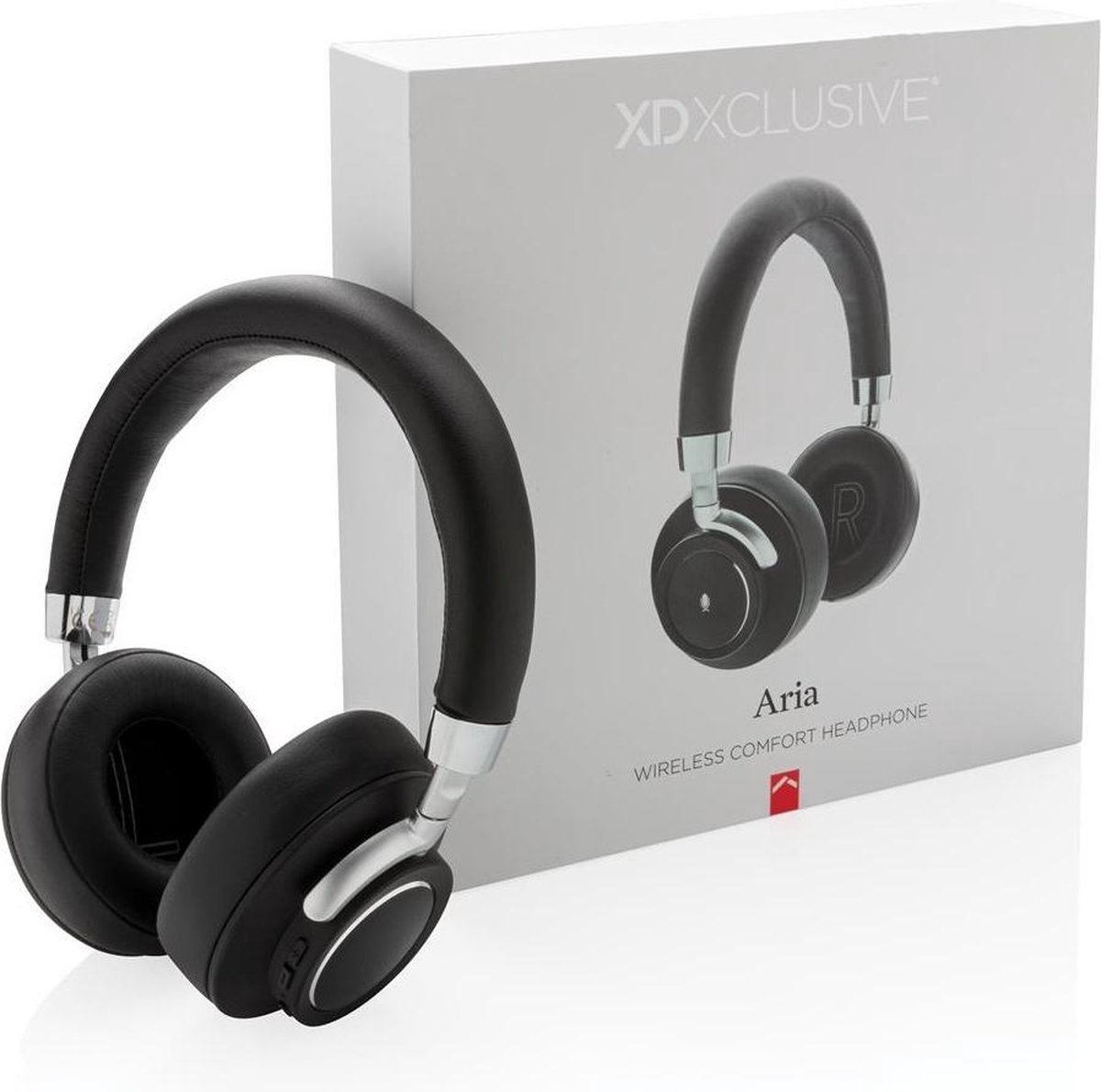 XD Xclusive koptelefoon Aria bluetooth ABS/PU/alu zwart 3 delig