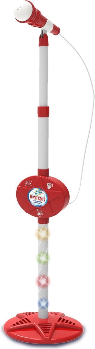 Bontempi microfoon Showtime Stage junior wit/rood