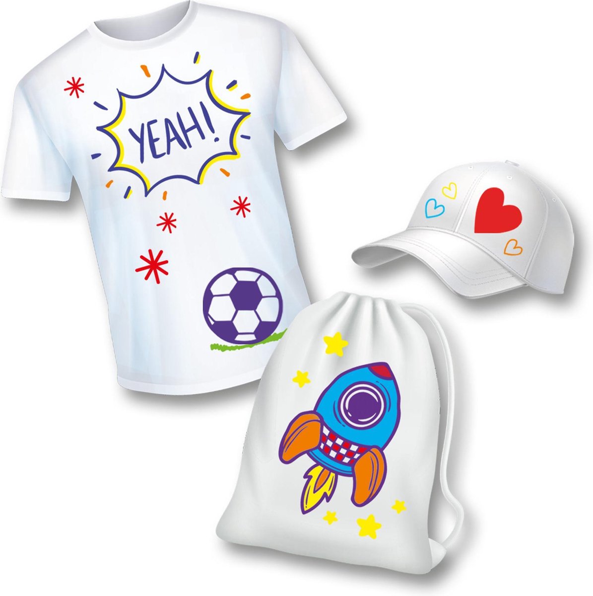 Ses textielverf junior acryl 6 delig