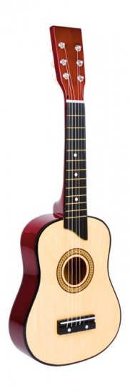 Small Foot gitaar 64 x 22 x 7 cm hout lichtbruin