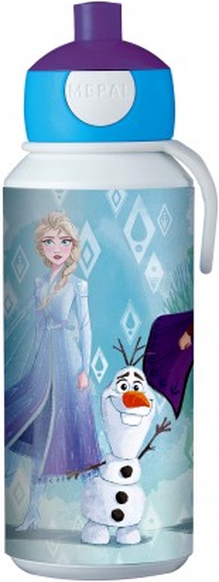 Mepal Rosti pop up beker Disney Frozen II 400 ml/wit - Blauw