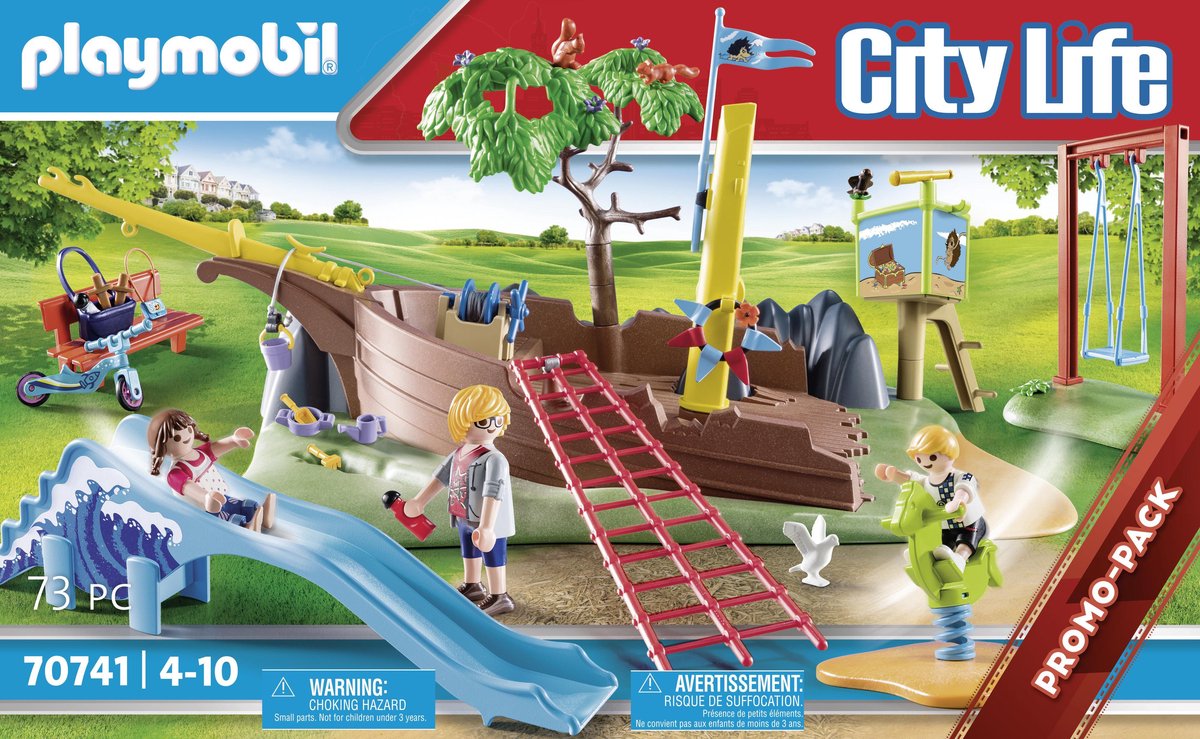 Playmobil City Life Avontuurlijke speeltuin met scheepswrak