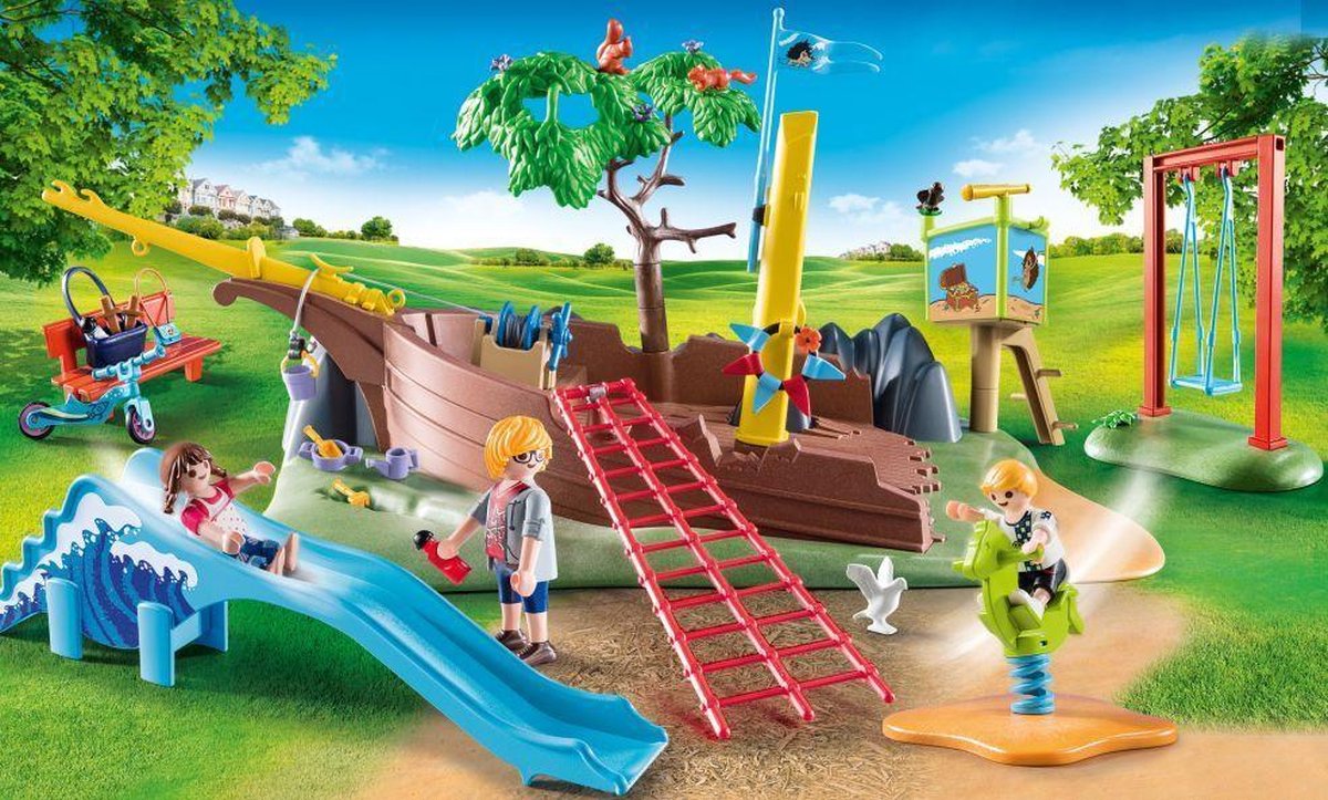 Playmobil City Life Avontuurlijke speeltuin met scheepswrak