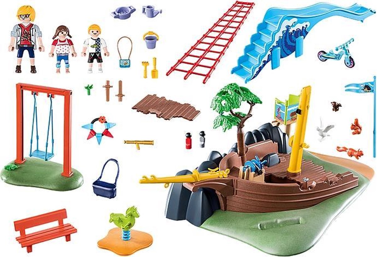 Playmobil City Life Avontuurlijke speeltuin met scheepswrak