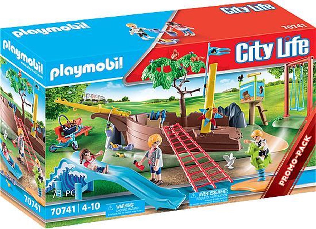 Playmobil City Life Avontuurlijke speeltuin met scheepswrak