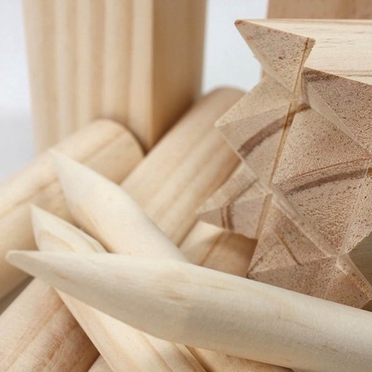 Tactic werpspel Kubb in Cardboard Box