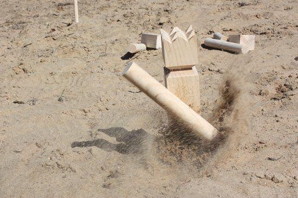 Tactic werpspel Kubb in Cardboard Box