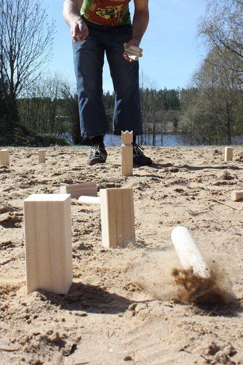 Tactic werpspel Kubb in Cardboard Box