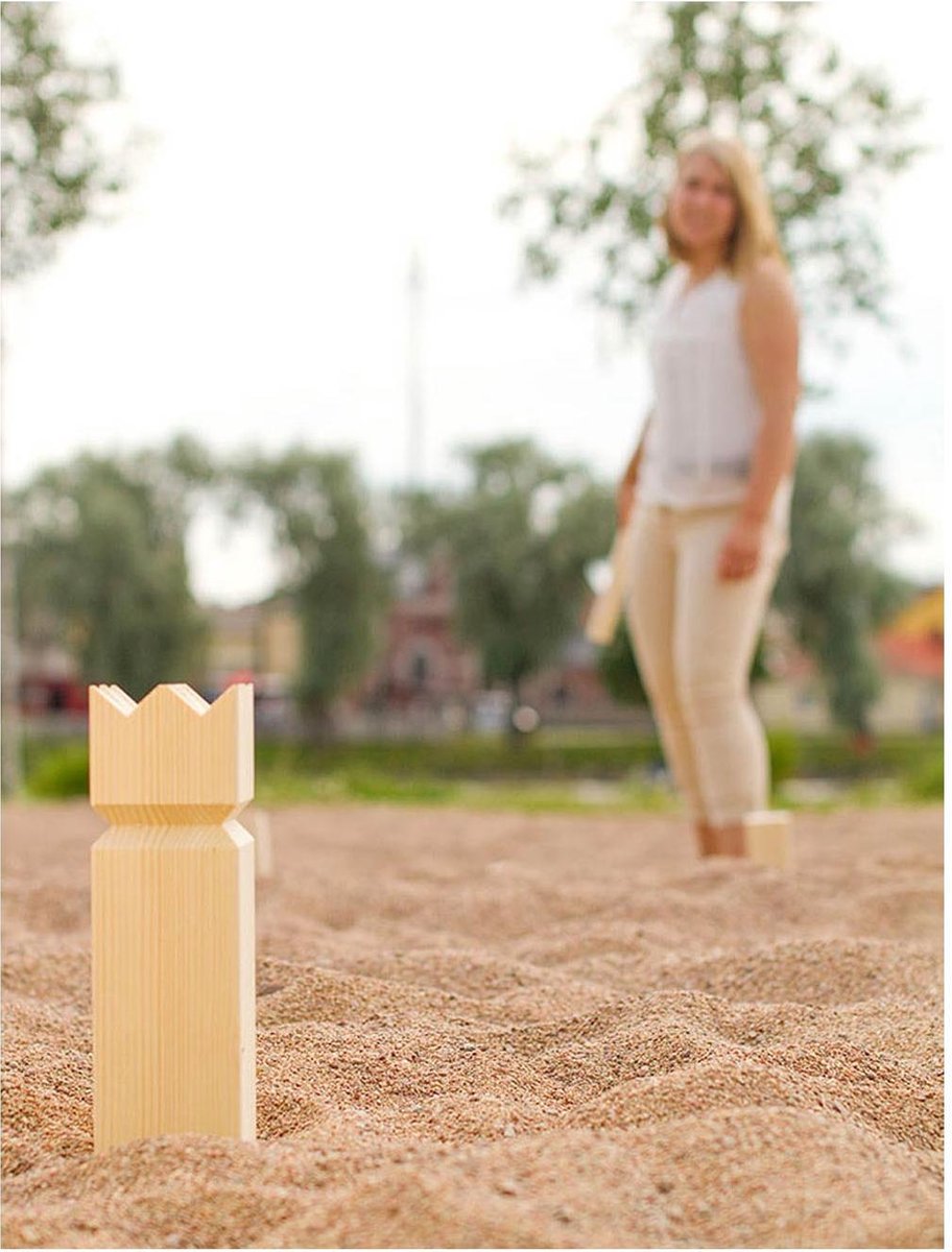 Tactic werpspel Kubb in Cardboard Box