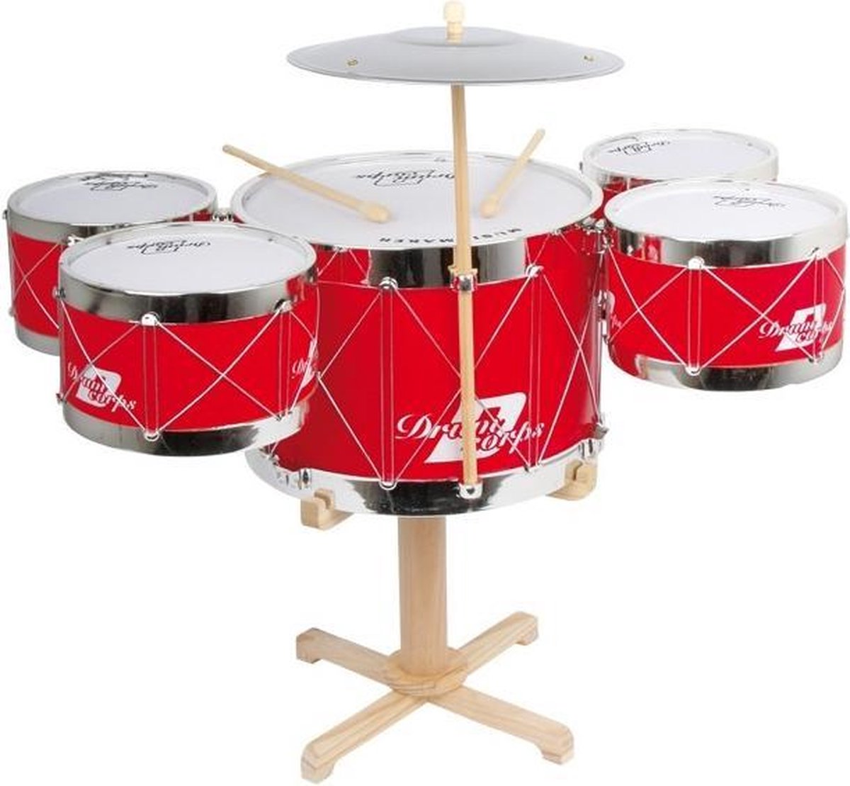 Small Foot drumstel 62 x 40 cm - Rood