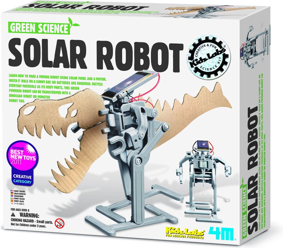 4M Kidzlabs Green Science: Solar Robot - Groen