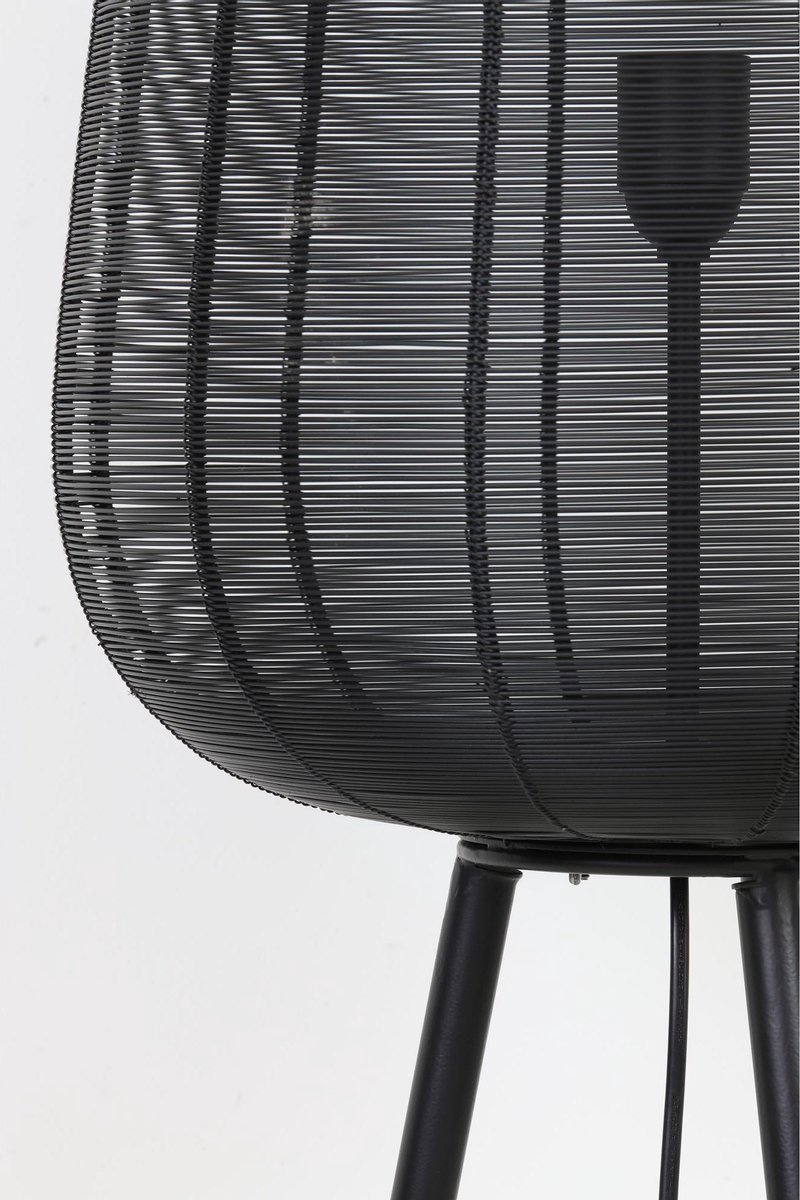 Light & Living Adeta Vloerlamp Ø 37 cm - Zwart