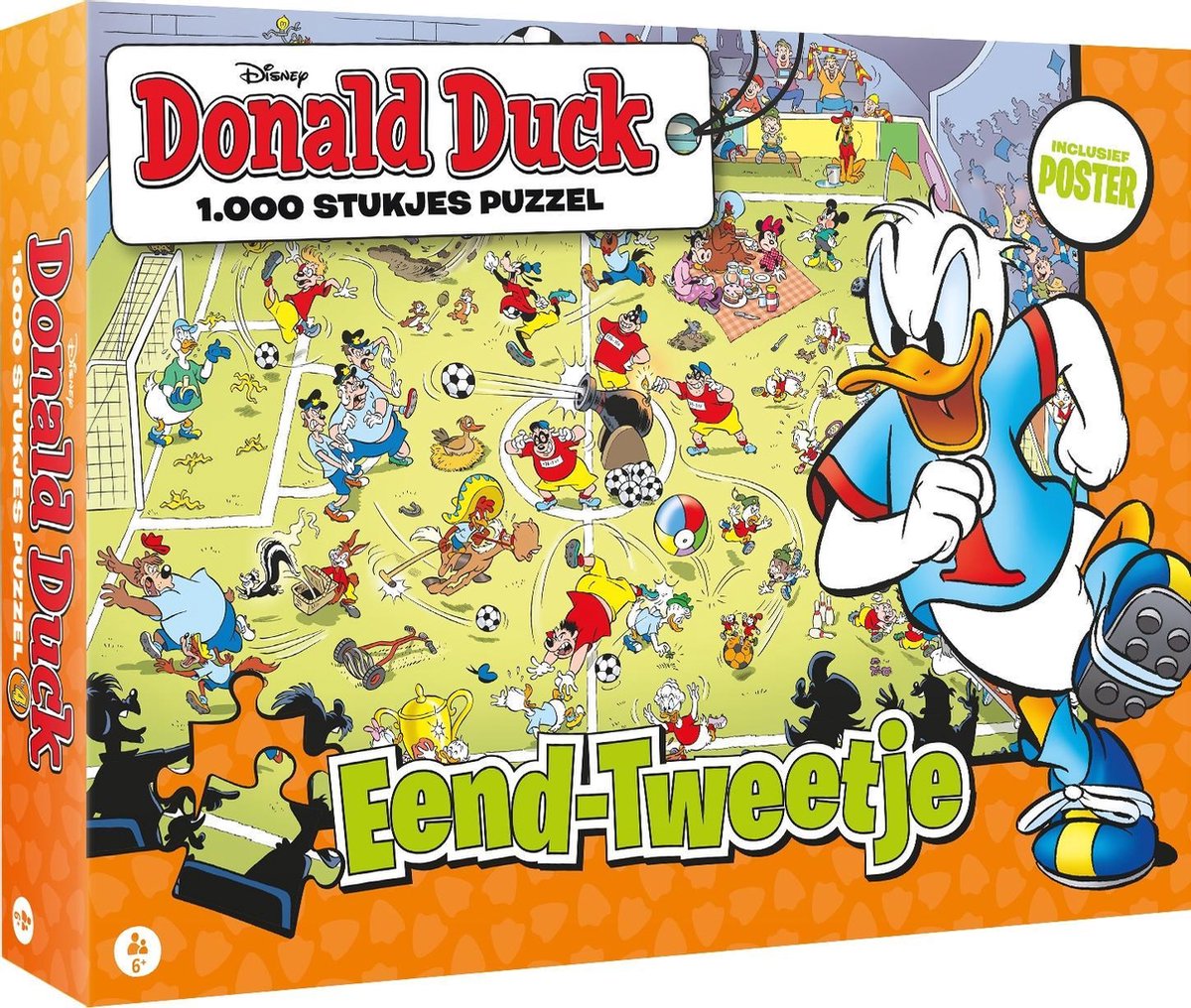 Top1Toys Donald Duck puzzel 1000 stukjes - Eend-Tweetje