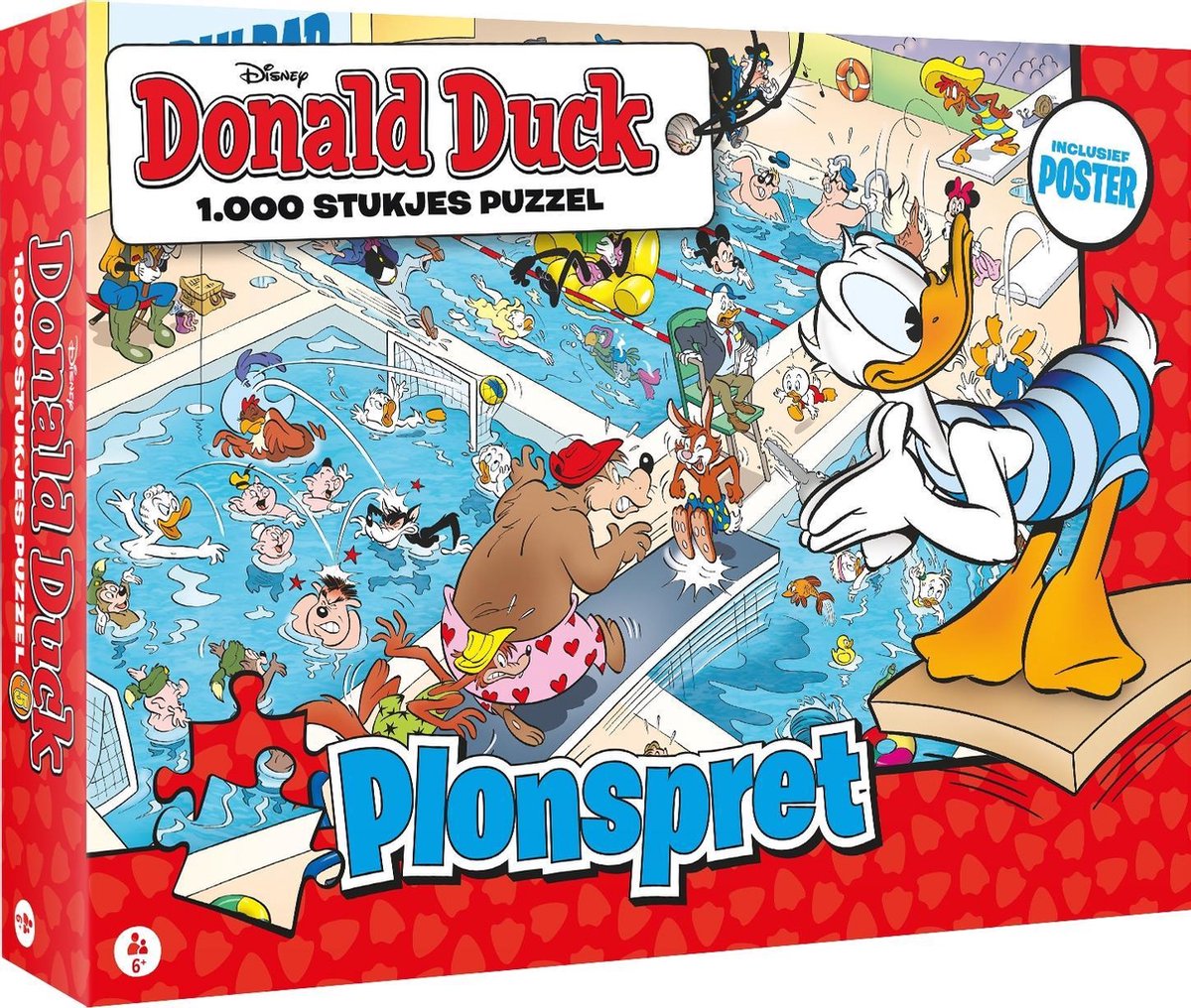 Disney Donald Duck puzzel 1000 stukjes - Plonspret