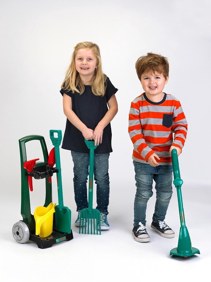 Theo Klein Klein Bosch tuinaccessoireskar 7 delig - Groen