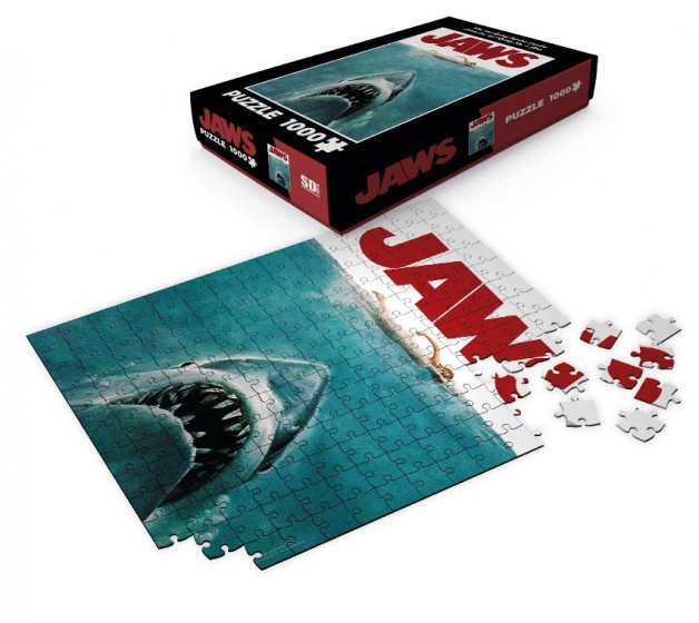 SD Toys legpuzzel Jaws: Movies Poster 1000 stukjes - Blauw