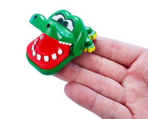 World Smallest Toys Crocodile Dentist 7,6 cm - Groen
