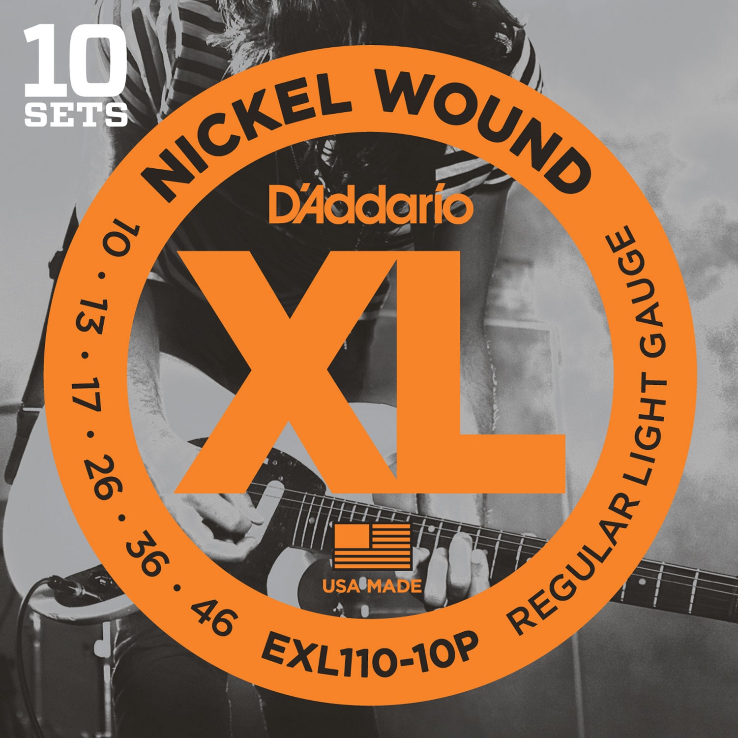 D'Addario EXL110-10P snarenset voor elektrische gitaar (10 sets)